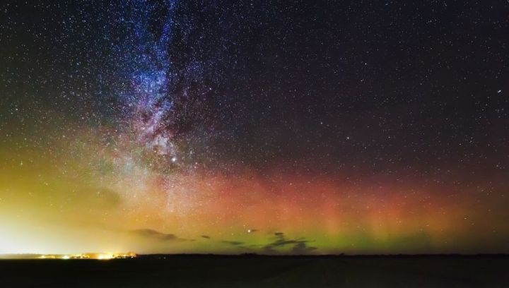 Noorderlicht op Schiermonnikoog