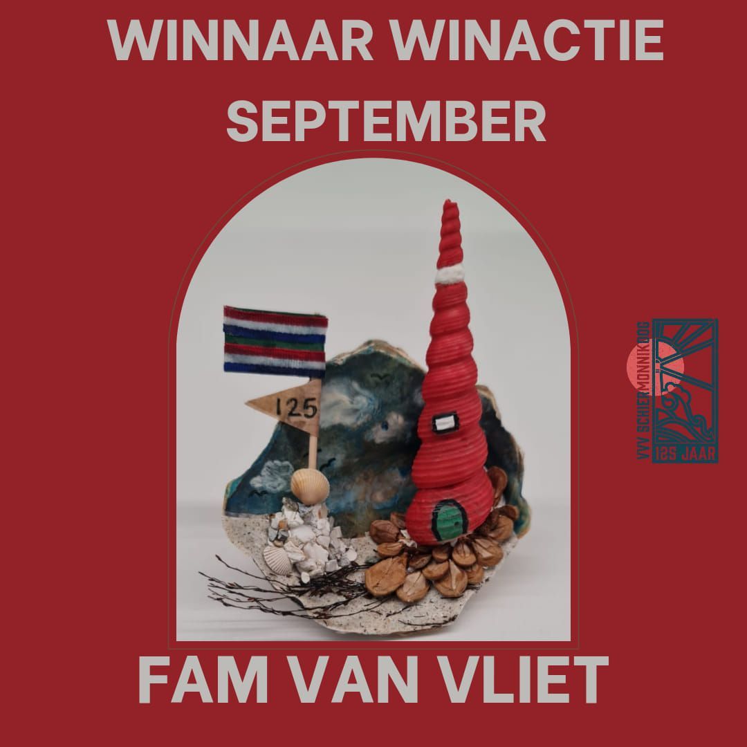 Winnaar September VVV 125 jaar Winactie