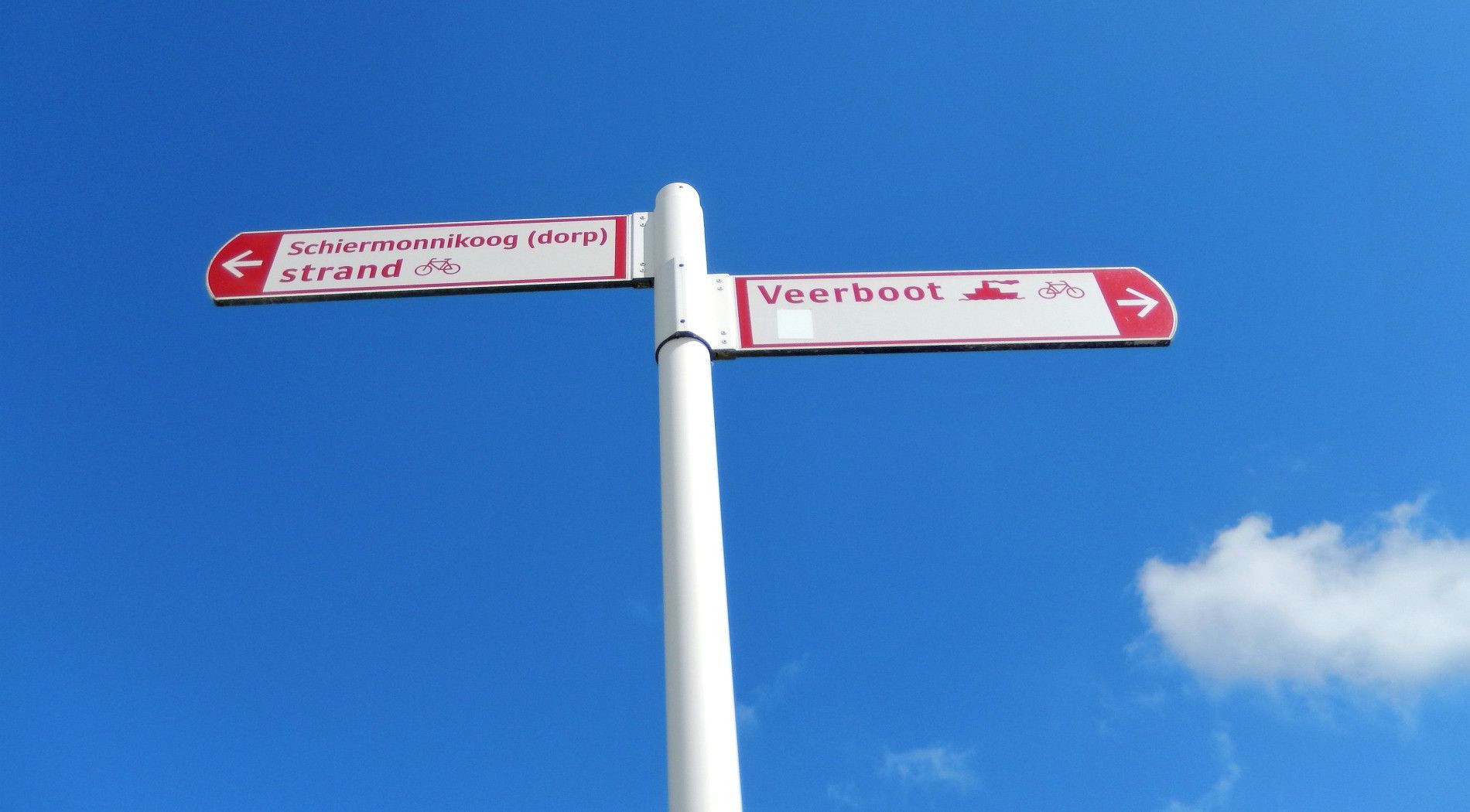 zoek de weg op Schiermonnikoog